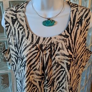 Liz Claiborne Short Sleeve Blouse